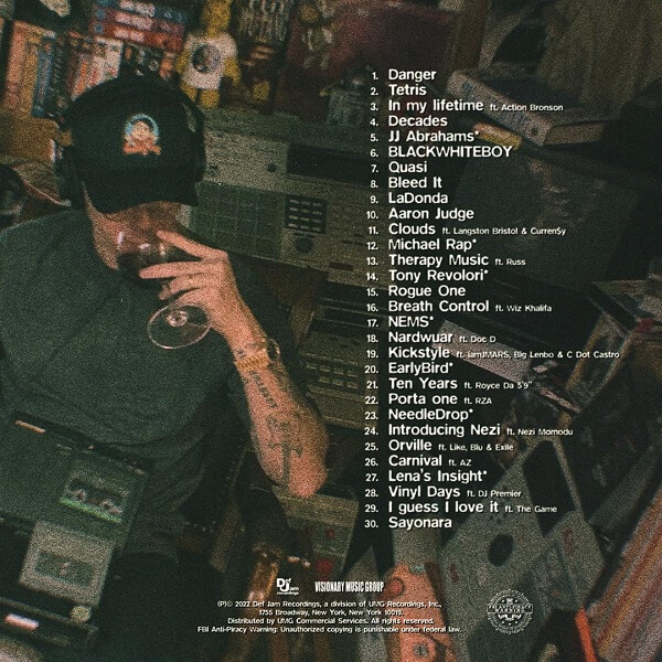 Logic-Vinyl-Days-album-tracklist