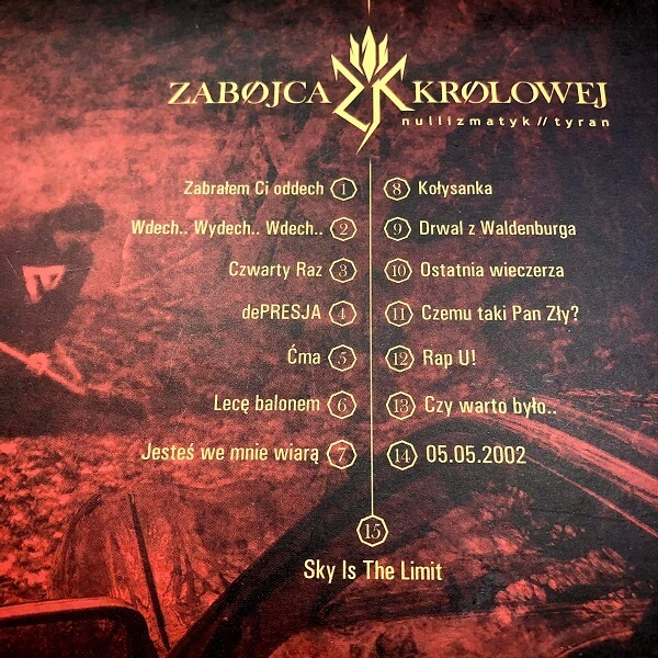 Nullizmatyk - Zabójca Królowej - tracklista