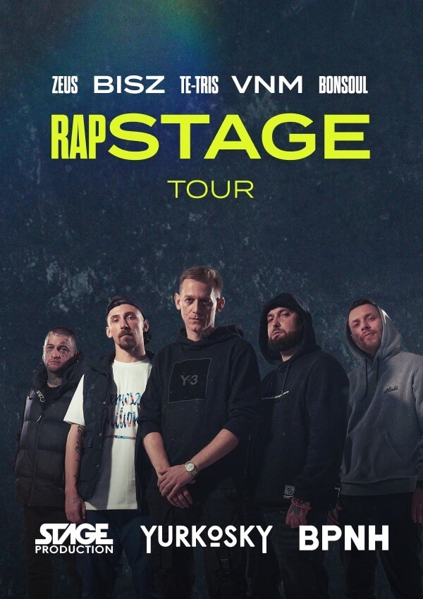 VNM, Te-Tris, Bonson, Bisz, Zeus - RapStageTour 2023