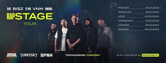 BonSoul, Te-Tris, Zeus, VNM, Bisz - RapStageTour 2023