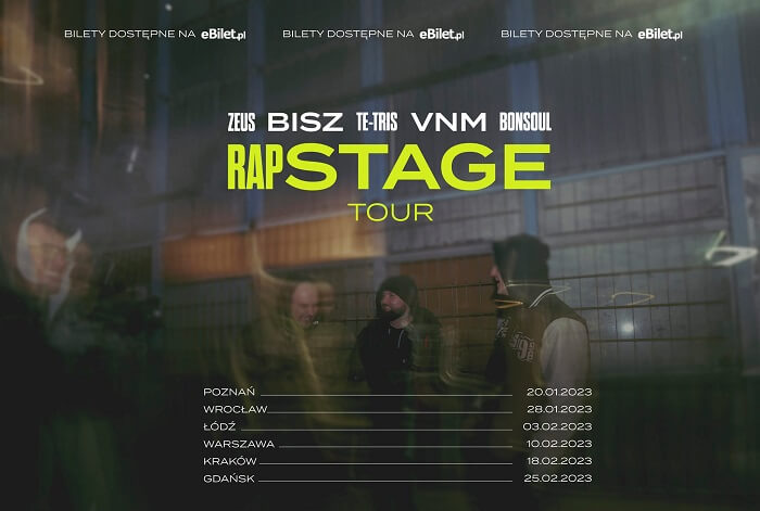 RapStageTour 2023 - BonSoul, Te-Tris, VNM, Zeus, Bisz
