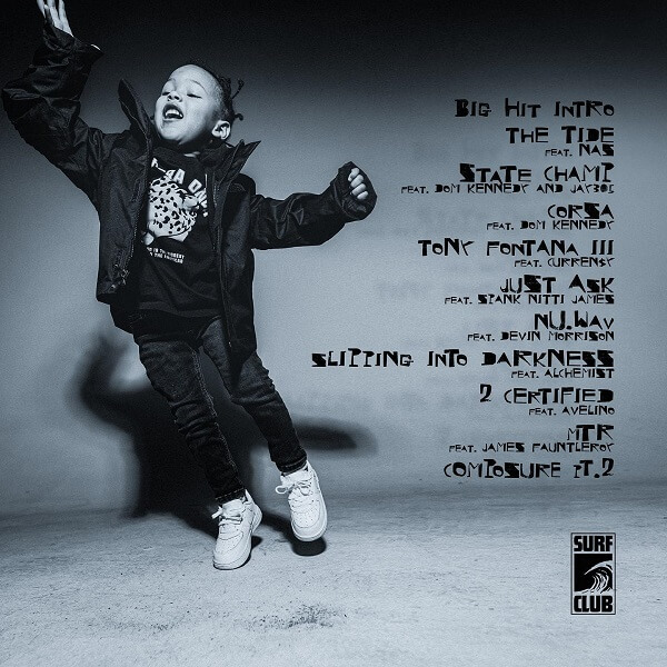Hit-Boy - Surf or Down - album cover art - back
