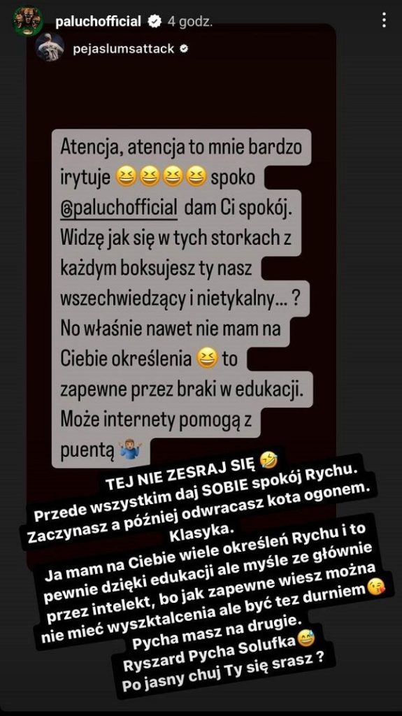 Paluch - nie zesraj się