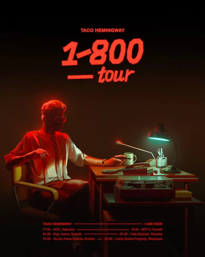 taco-hemingway_1-800-tour_plakat_@igorpiwowarczyk