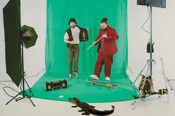 Mielzky i Pers na planie klipu Durnemoce