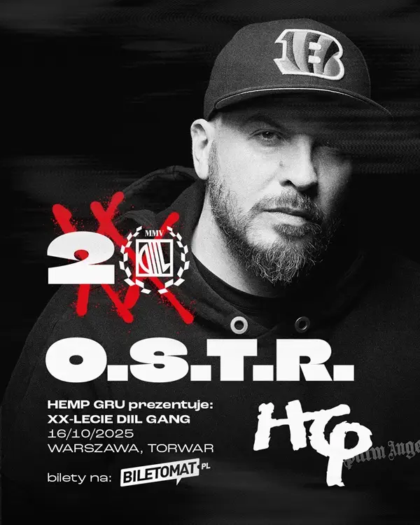 O.S.T.R. - XX-lecie DIIL GANG - plakat