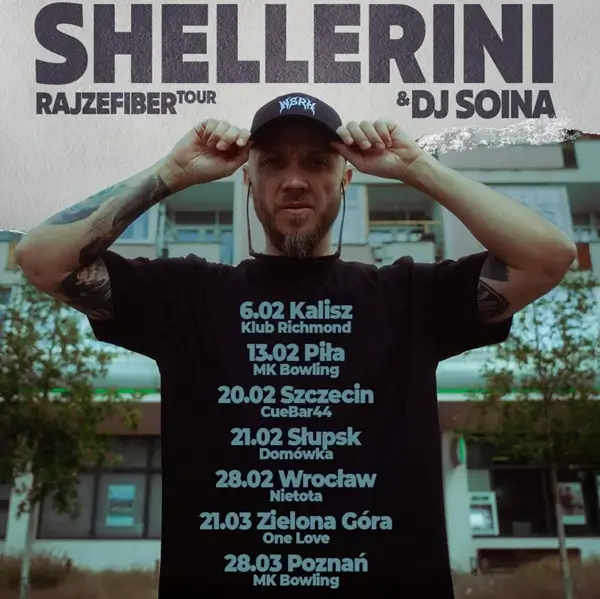 Shellerini - Rajzefiber Tour - plakat
