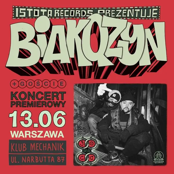 Biak x Qzyn - JOCC2 - koncert premierowy - plakat