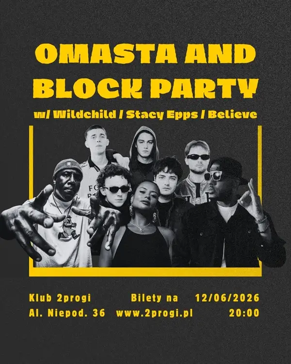 Omasta Block Party - plakat