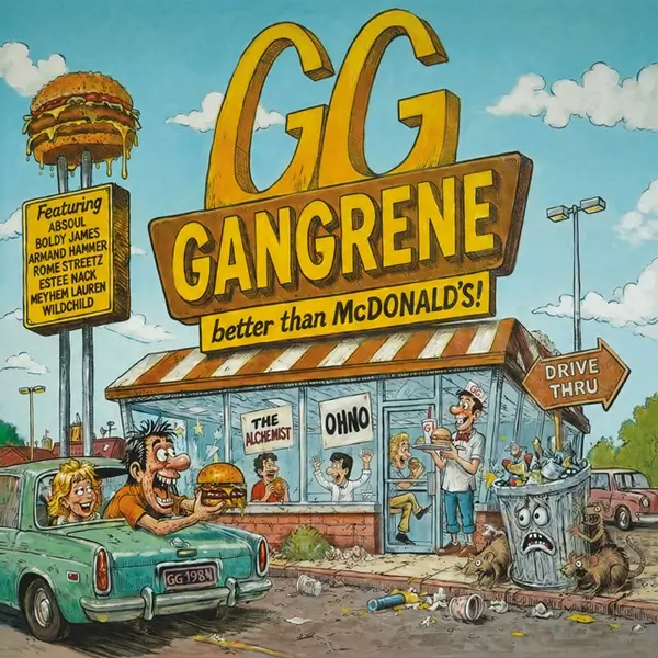 Gangrene - Better Than McDonald's - album cover art