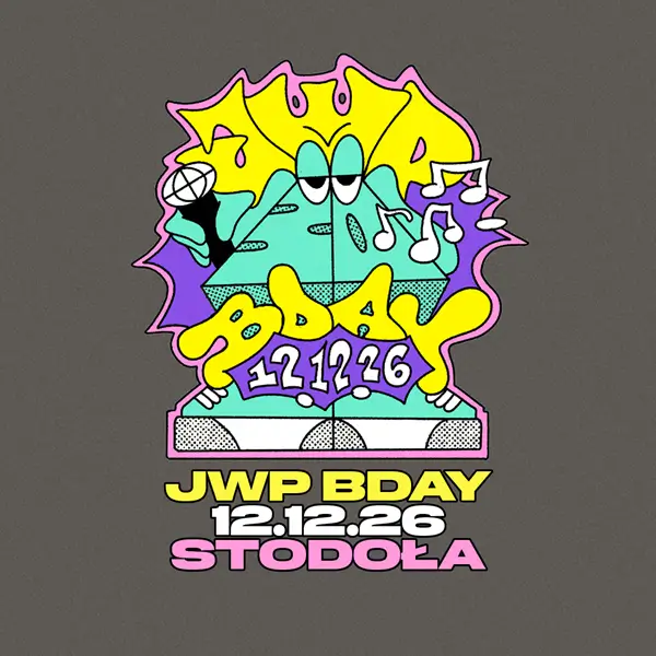 Plakat zapraszający na 30. urodziny JWP zaplanowane na 12 grudnia w warszawskim klubie Stodoła